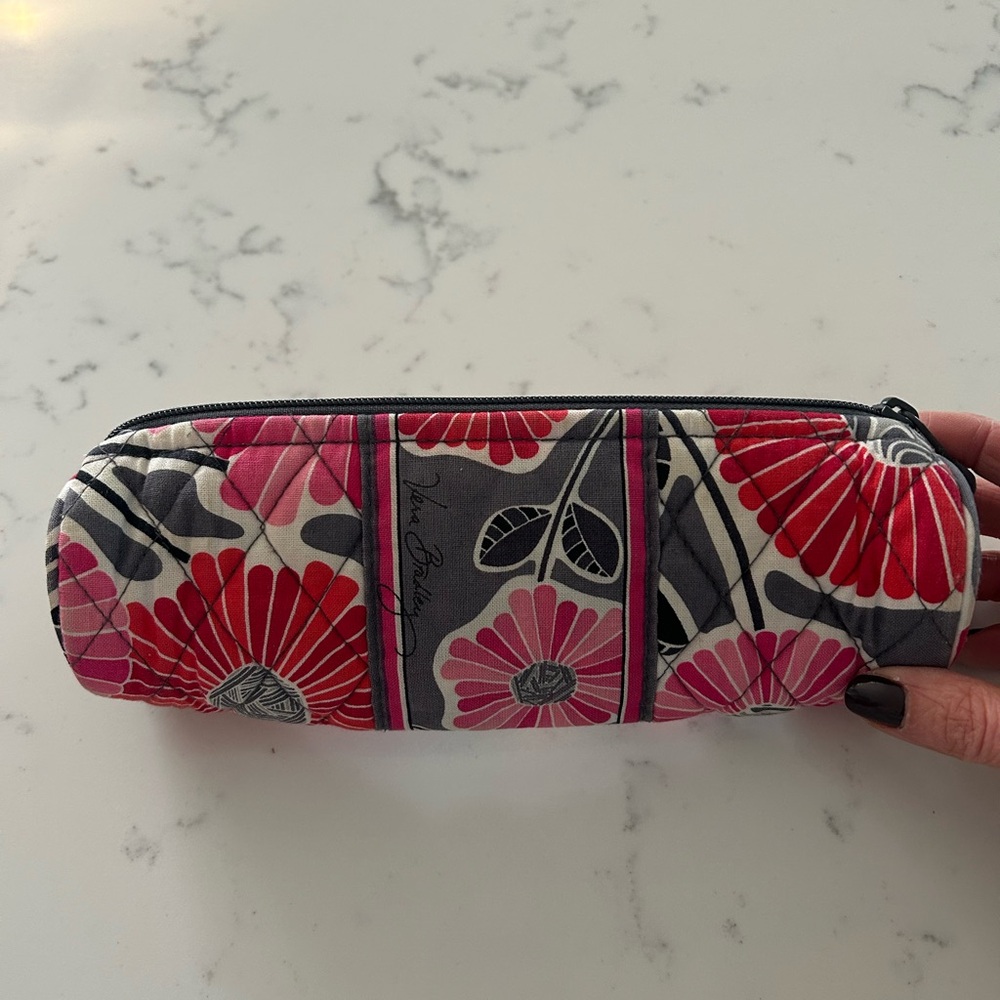 Vera Bradley Pink Floral Women's Cosmetics Bag